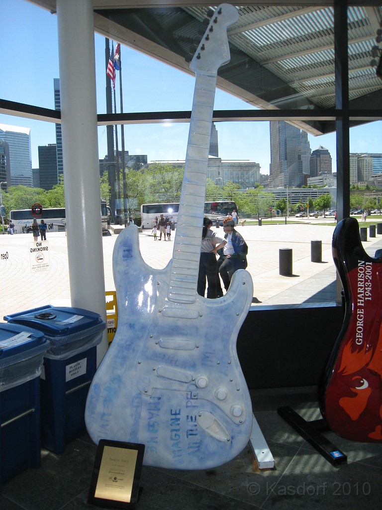 Rock n Roll Hall of Fame 2010 145.jpg - The Rock 'N Roll Hall of Fame in Cleveland Ohio. We made a day trip visit May 30, 2010. Bigger than I expected, with lots to see.